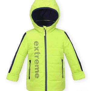 Bright Green Coat for Boy Size: 4T - 5T